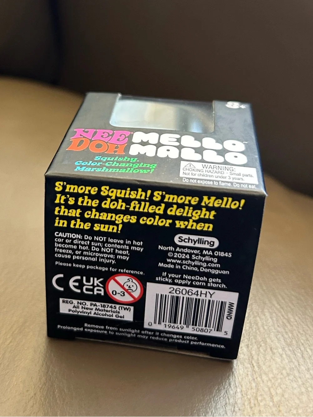 NeeDoh Mello Mallo BLUE Color Changing Marshmallow